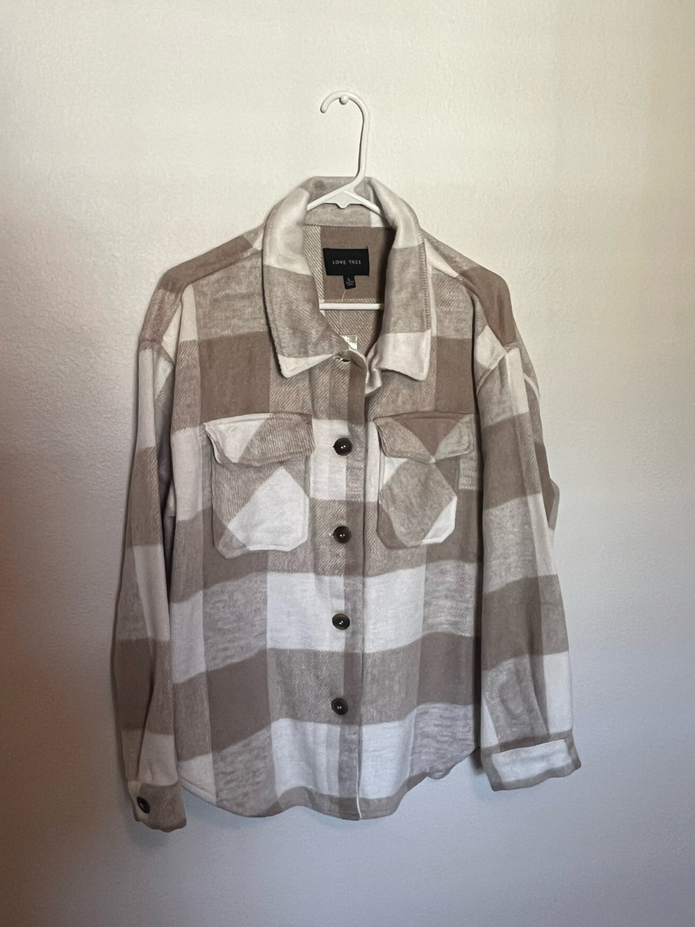 Beige Shacket